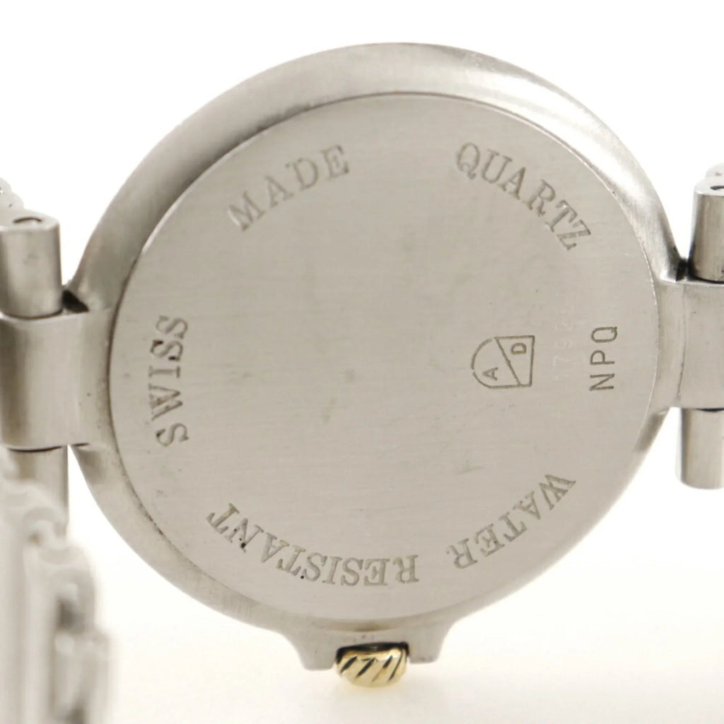 Pre-Owned Dunhill Millennium Watch Stainless Steel Swiss Made Silver Quartz Analog Display Gray Dial Boys (Fair)