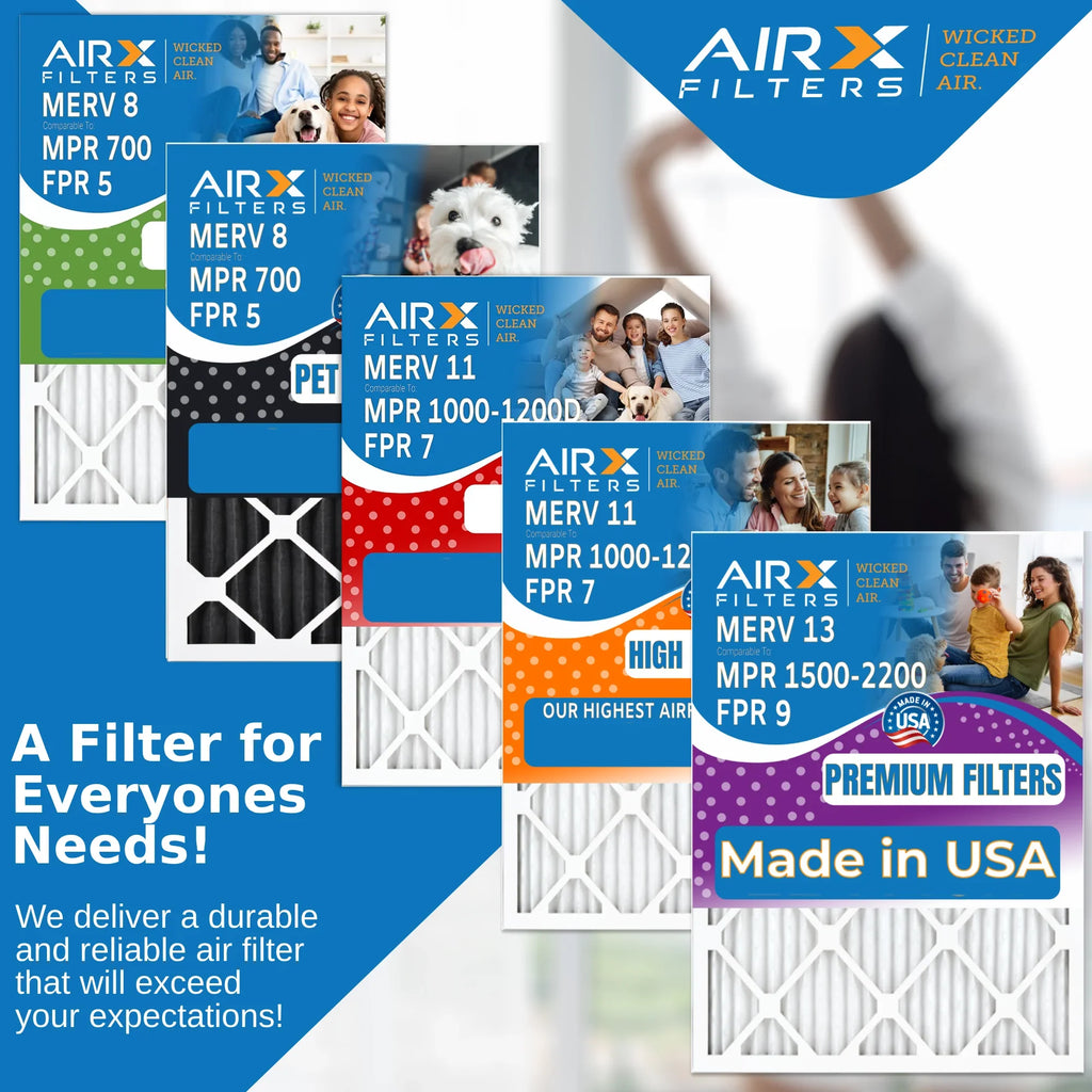 20x25x5 Air Filter  11 Comparable to  1000,  1200 &  7 Compatible with White Rodgers FR2000U-108 Premium  Made 20x25x5 Furnace Filter 2 Pack by     .