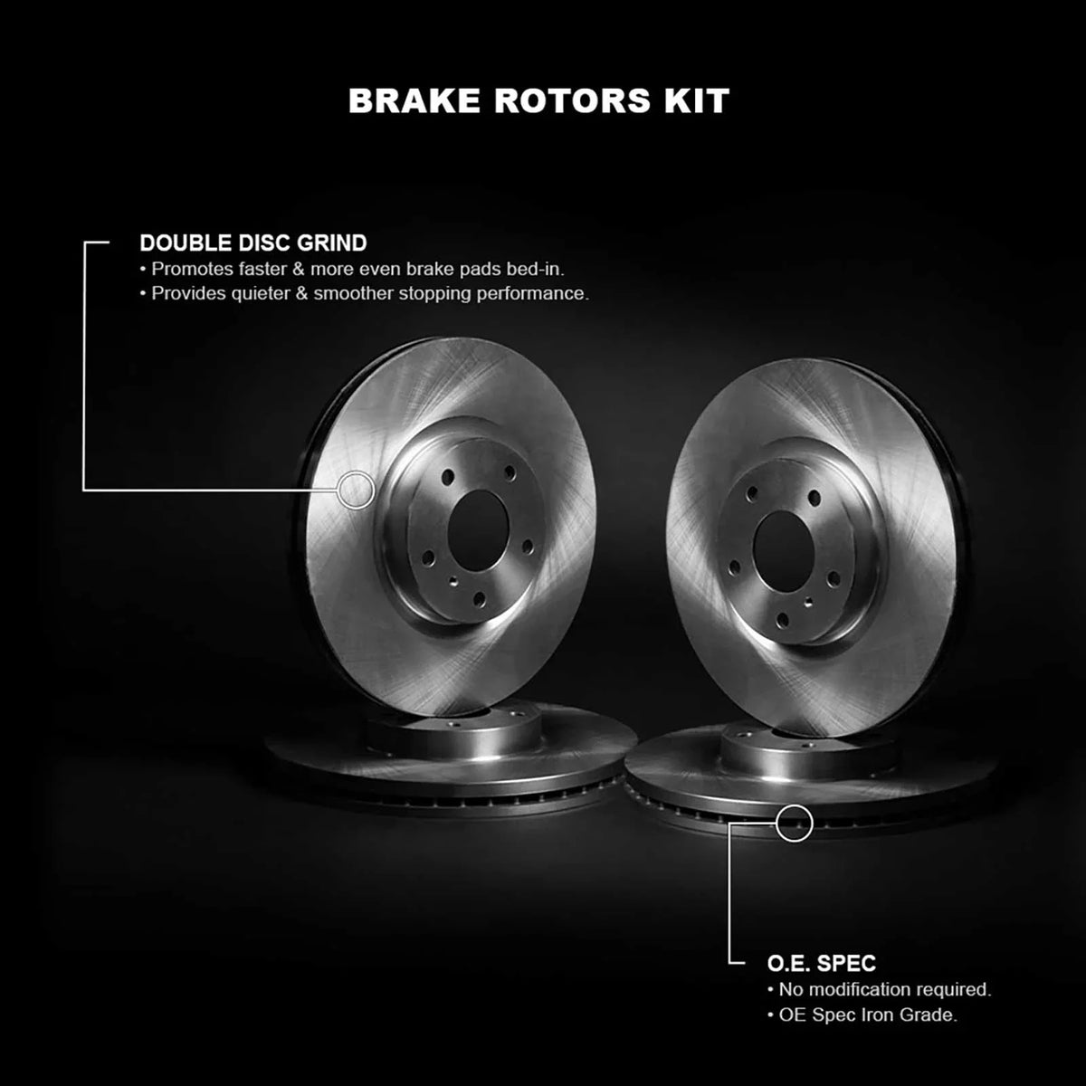 R1 Concepts Wfpn2 20022 R1 Concepts Brake Rotor Blank Fits select: 2016 ,2021-2022
