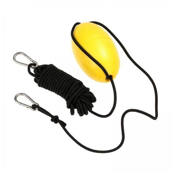 4xDrift Anchor Rope W/ Anchor Buoy 9.1M Rope Length for Inflatable Boat Yellow