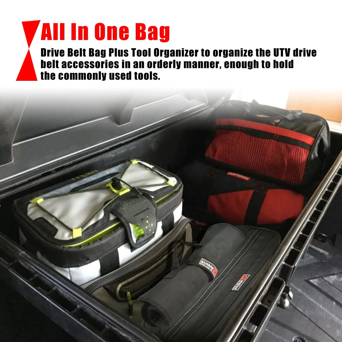 Universal Travel Tool Storage Kit Storage Bag with Portable Tool Roll Organizer Wrench Tool Pouch for   Car Truck