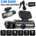 Xhy Car Dash Cam Dual Lens 1080P   Front or Inside Video Camera Driving Recorder Night Vision G-Sensor, Motion Detection