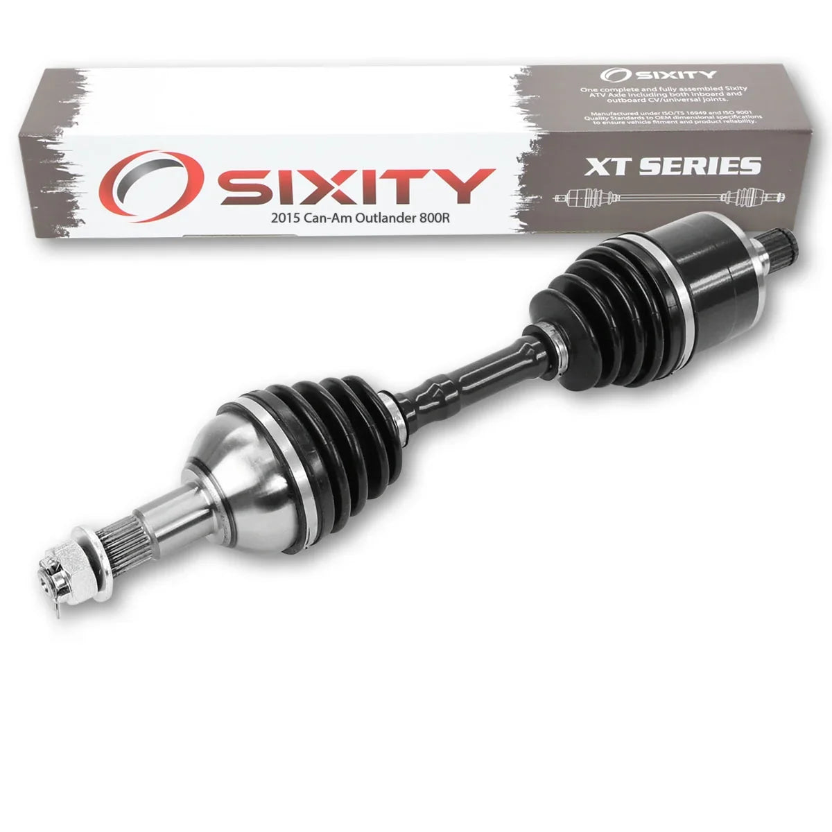 Sixity  Rear Right Axle compatible with Can-Am Outlander 800R 2015 -  4X4