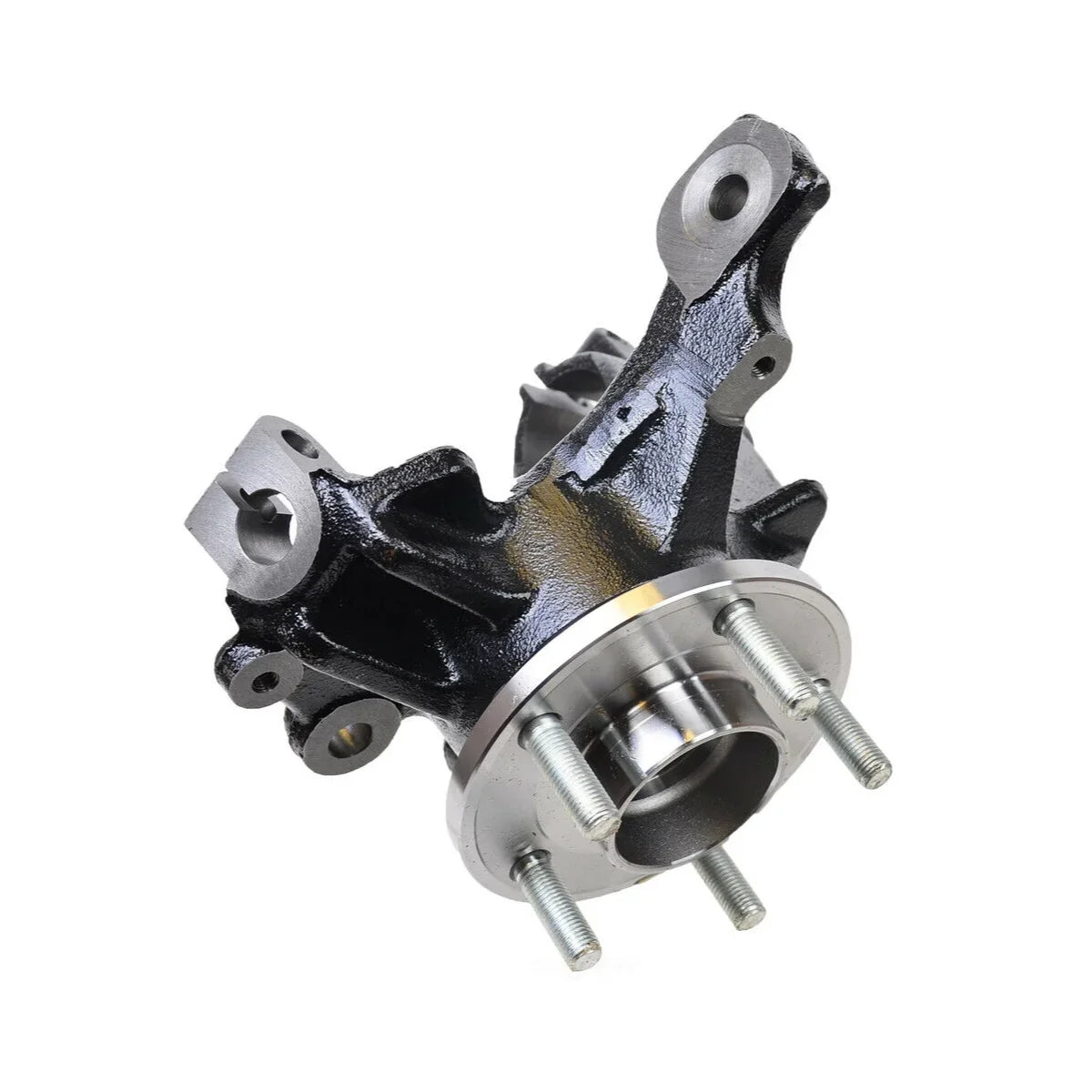 AutoShack Front Steering Knuckle and Wheel Bearing Hub Assembly 5 Lugs with  Passenger Side Replacement for 2012 2013 2014 2015 2016 2017 2018 Ford Focus 2.0L