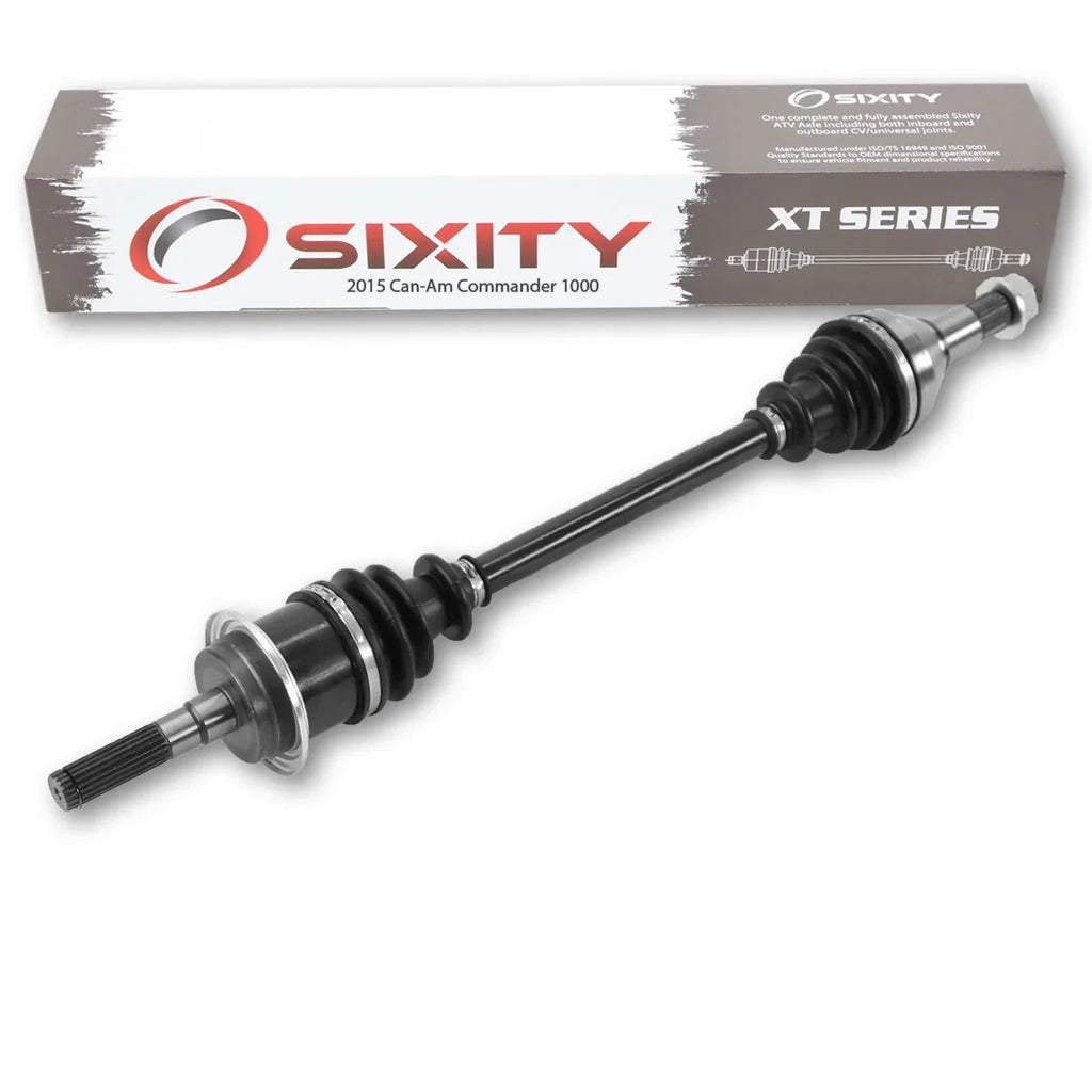 Sixity  Front Right Axle compatible with Can-Am Commander 1000 2015 -    -P 4X4