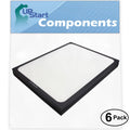 6-Pack Replacement for Blueair 205C Air Purifier Filter - Compatible with Blueair 200 & 300 Air Filter