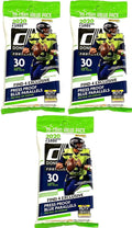 Panini 2020 Donruss Football  of 3 Trading Card  Packs (30 Cards Per Pack!)