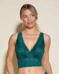 Congo Never Say Never Curvy Plungie Longline Bralette,  Large,