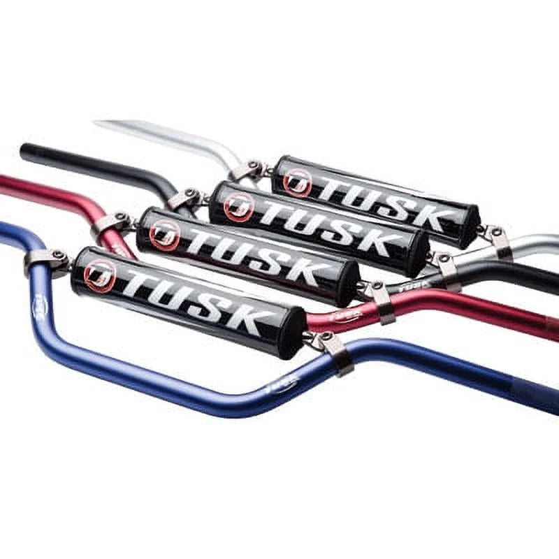 Tusk T-10 Aluminum 7/8" Handlebar  High Bend Blue For Royal Enfield Himalayan 2017-2023