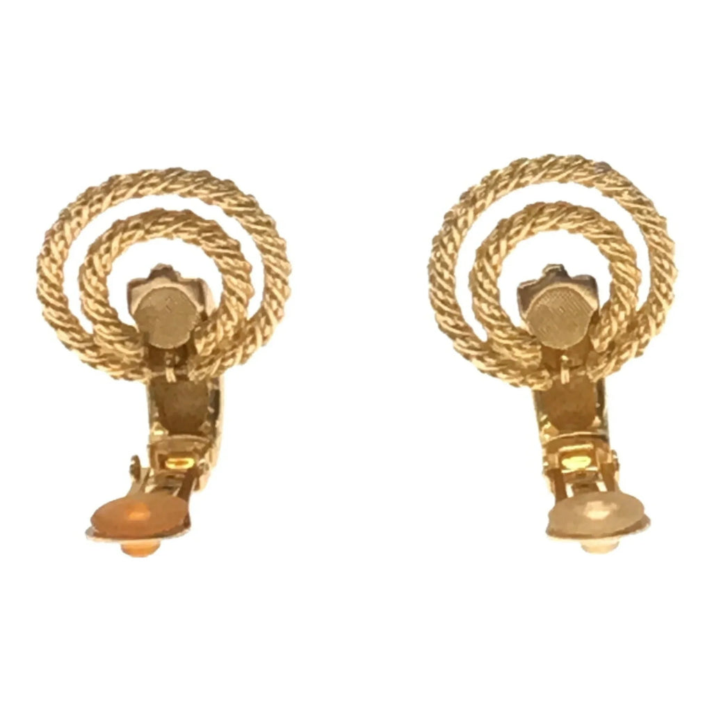 Pre-Owned Christian Dior Rhinestone Big Earrings Accessories Women's Gold   ITSRN157RU90 RM2878M (Good)