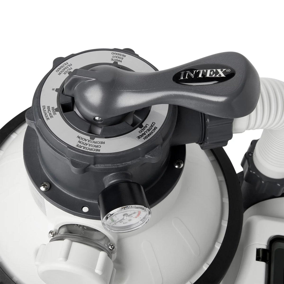 Intex10 inch Krystal Clear Sand Filter Pool Pump, 1500 Gph Motor 1200  System Flow Rate with , 110-120 V