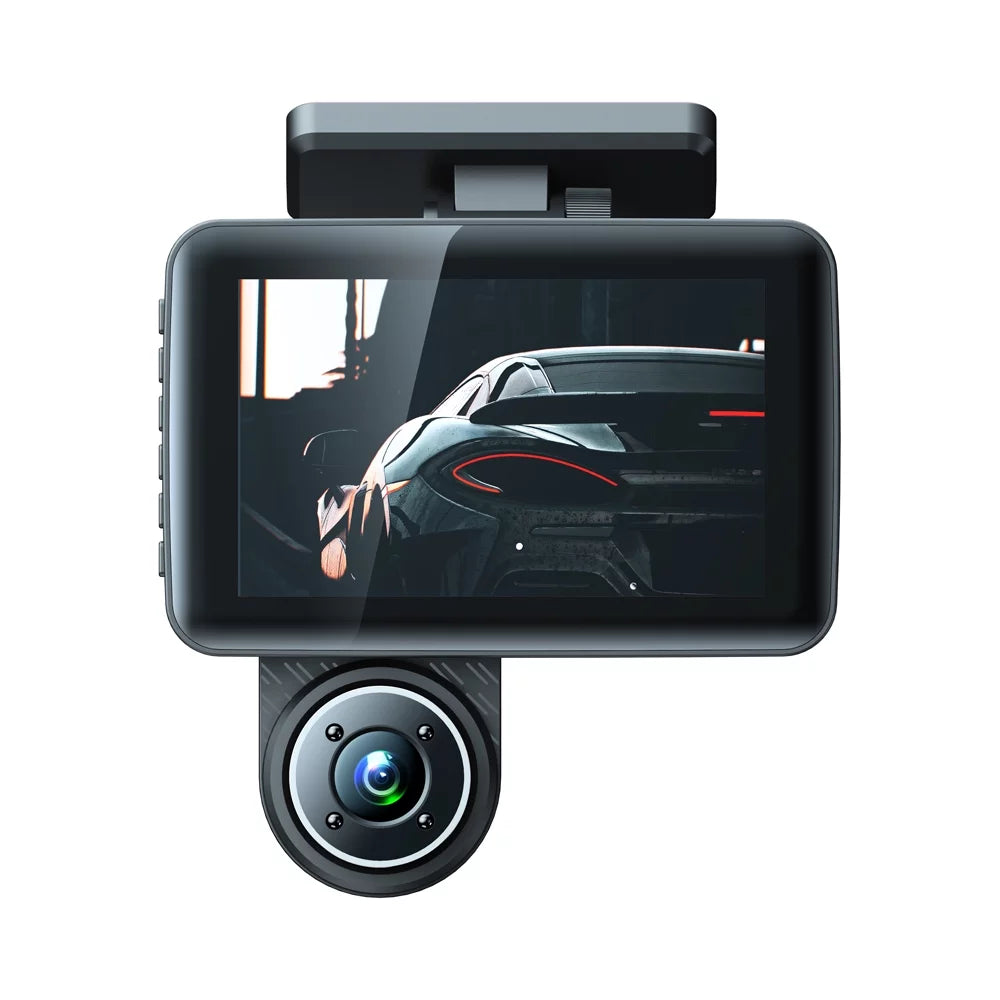 GoolRC Dash Cam,Wide Car Camera 4in Clear Car Safety Car Video 3 Cameras Dash Car Rearview Mirror Car Camera Auto Cam 4in Clear Dash Cam Buzhi Huiop