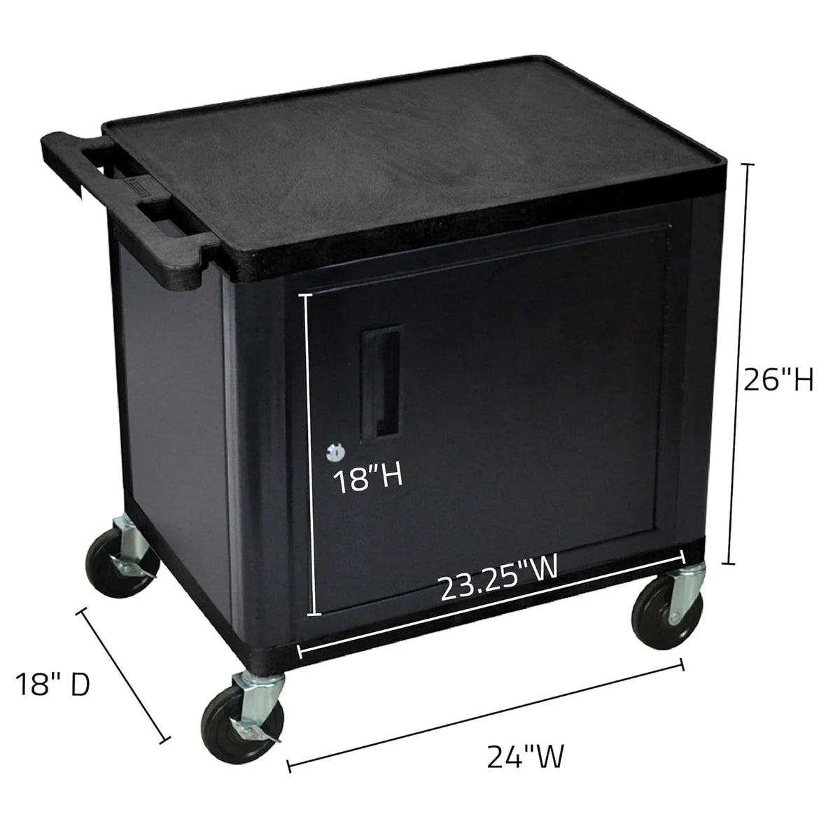 26"H  Car - wo Shelves Cabine