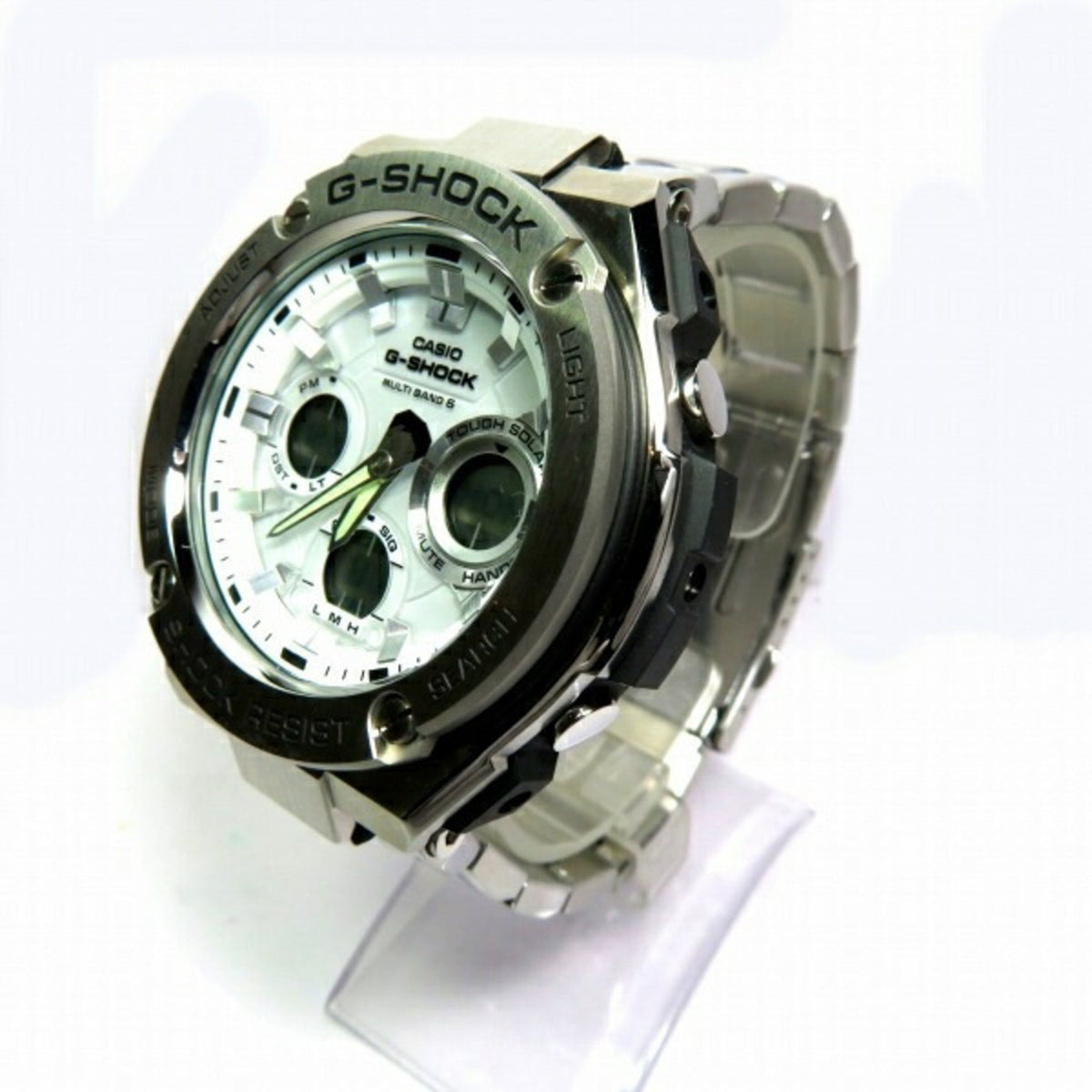 Pre-Owned Casio G-Shock Multiband 6 -W110D-7AJF Radio Solar Watch Men's (Good)