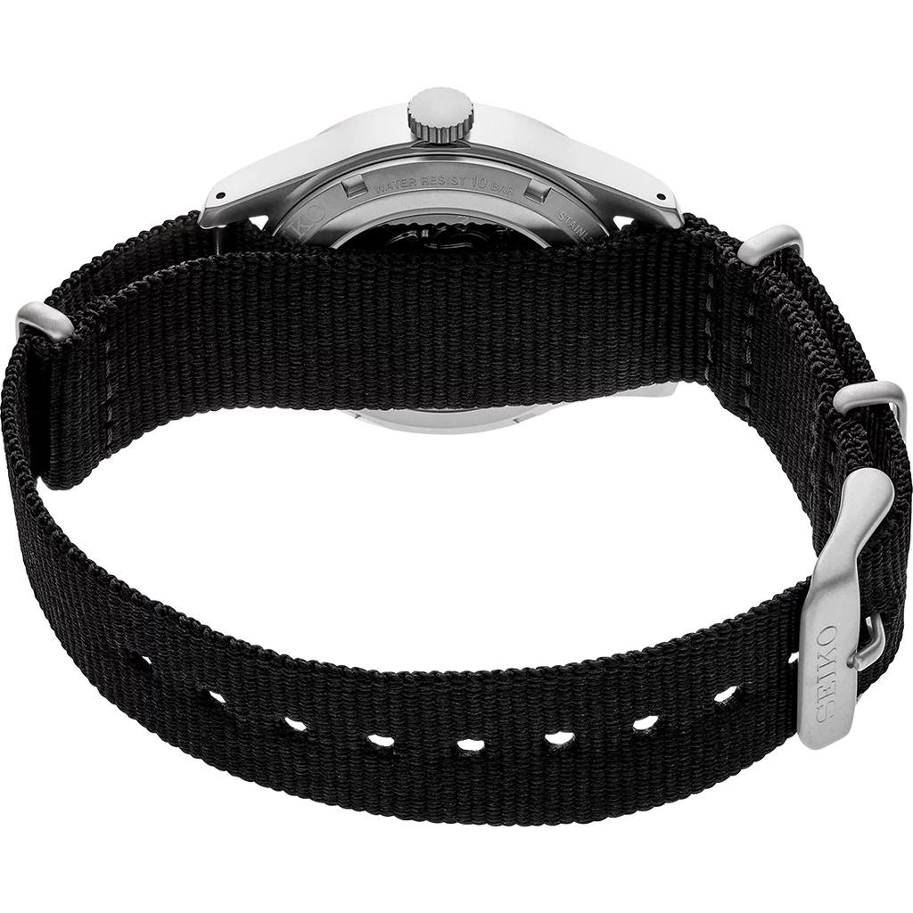 Designice  Seiko 5 Sports Men's Watch Black 39.4mm Stainless Steel SRPG37
