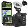 4K Dash Cam for Cars, Dash Cam Front and Rear with Night Vision, 2160P  Car Camera, 170° Wide Angle Driving Recorder with G-Sensor, Parking Monitor, Loop Recording, , Built-in WiFi &