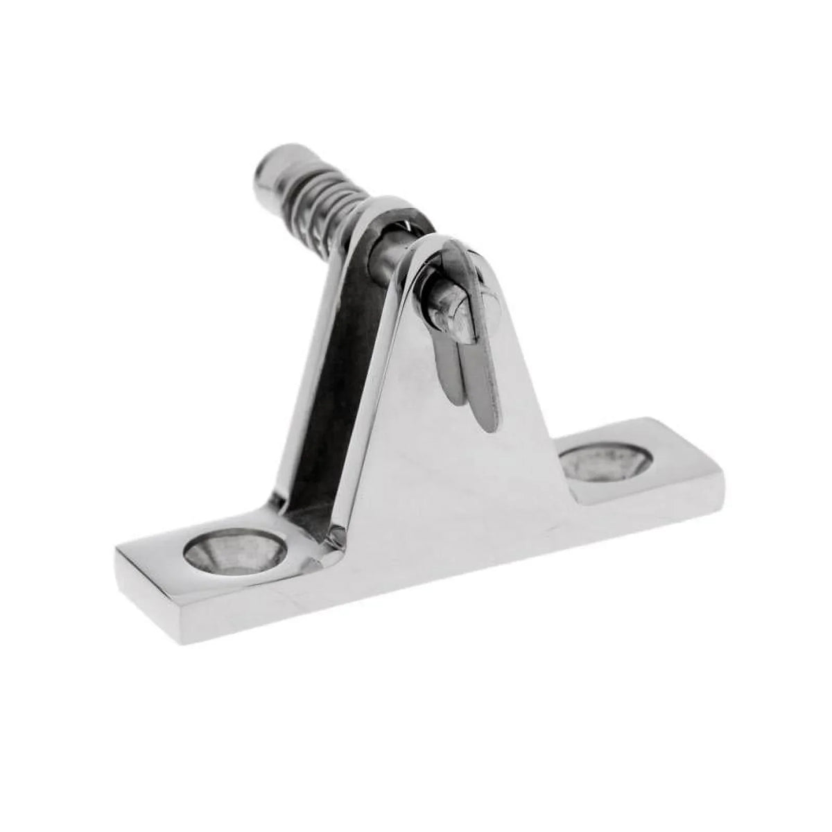 4 Pieces Heavy Duty 316 Stainless Steel Marine Boat Canopy Cover Deck Mount Bimini Top Fitting with Removable Quick Release Pin
