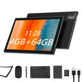 Coopers 2 in 1 Tablet, 10 inch Android 11 Tablet with Keyboard 4GB+64GB+512GB Expandable Dual Camera, WiFi, Bluetooth, Long   Battery Life, Google Certified Tablet