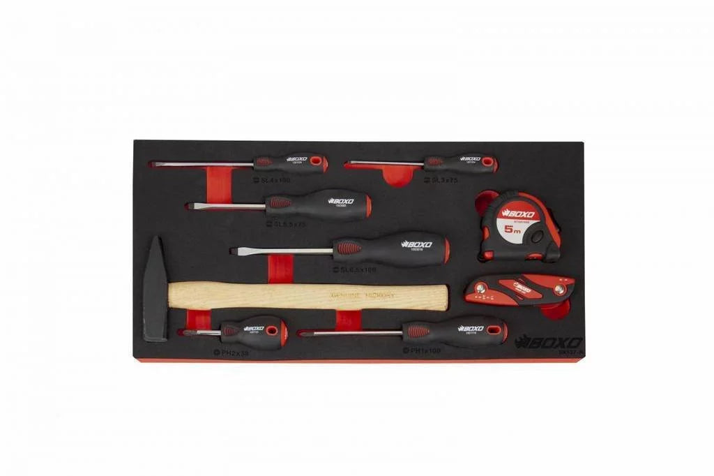 Heavy Duty 103 Piece MotoBox Tool Box - Black