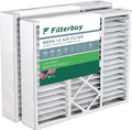 Filterbuy 16x20x5  13 Pleated   Furnace Air Filters for Honeywell FC100A1003 (2-Pack)