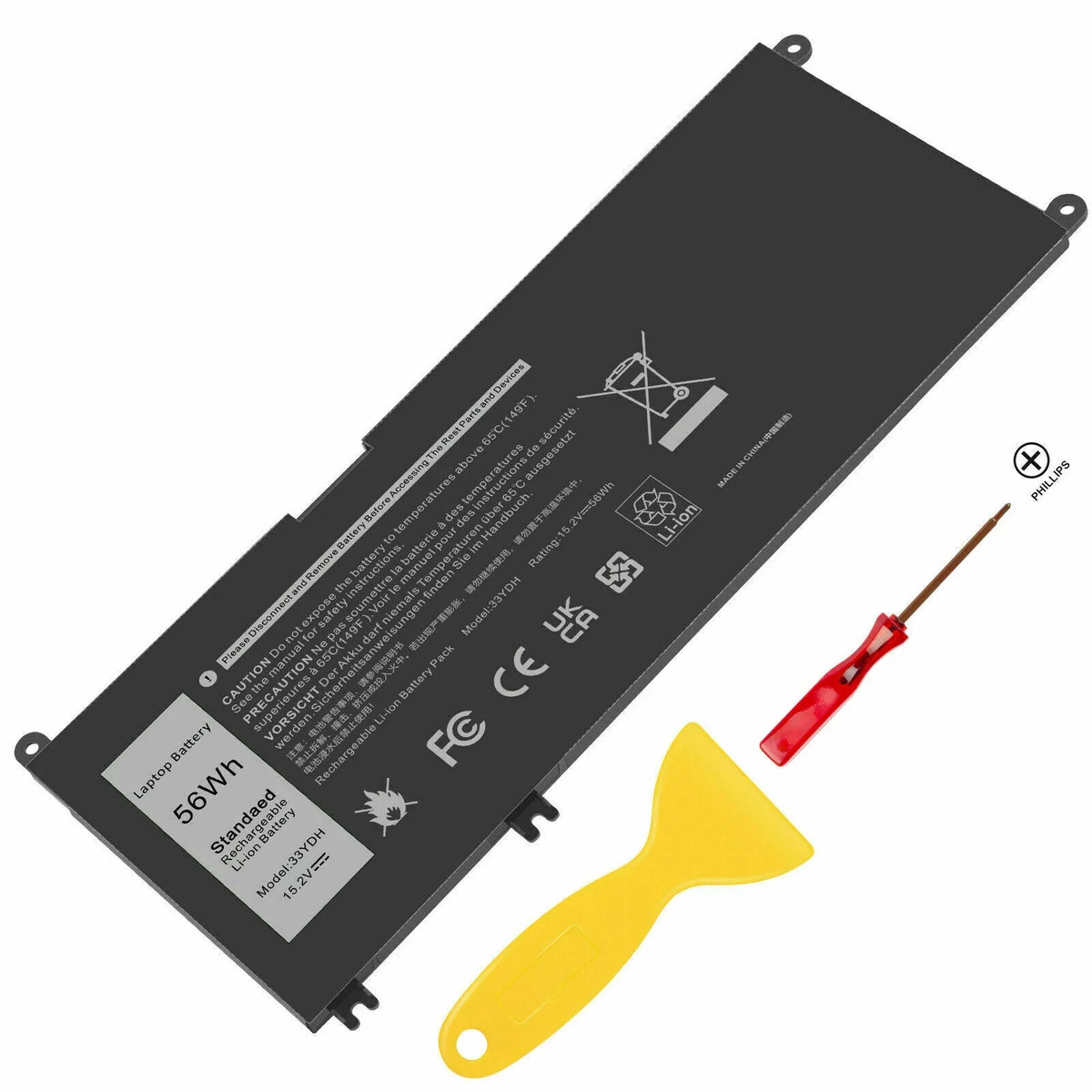 Laptop Battery for Dell Latitude 13 3000 3380 15 3580 3590 081PF3 P30E 451-