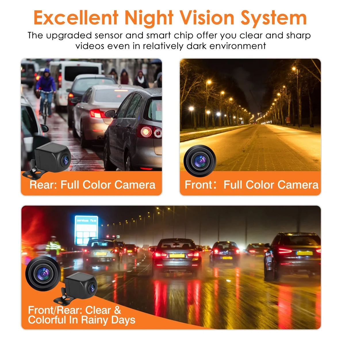 4K iMounTEK Car  12in Dash Cam Camcorder Camera Recorder with 170° Angle Loop Recording Motion Detection Night Vision Voice Control  Control G-sensor