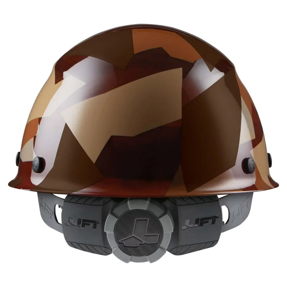 Lift Safety Hard Hat Dax Fifty50 Desert Camo Fiber Resin Cap