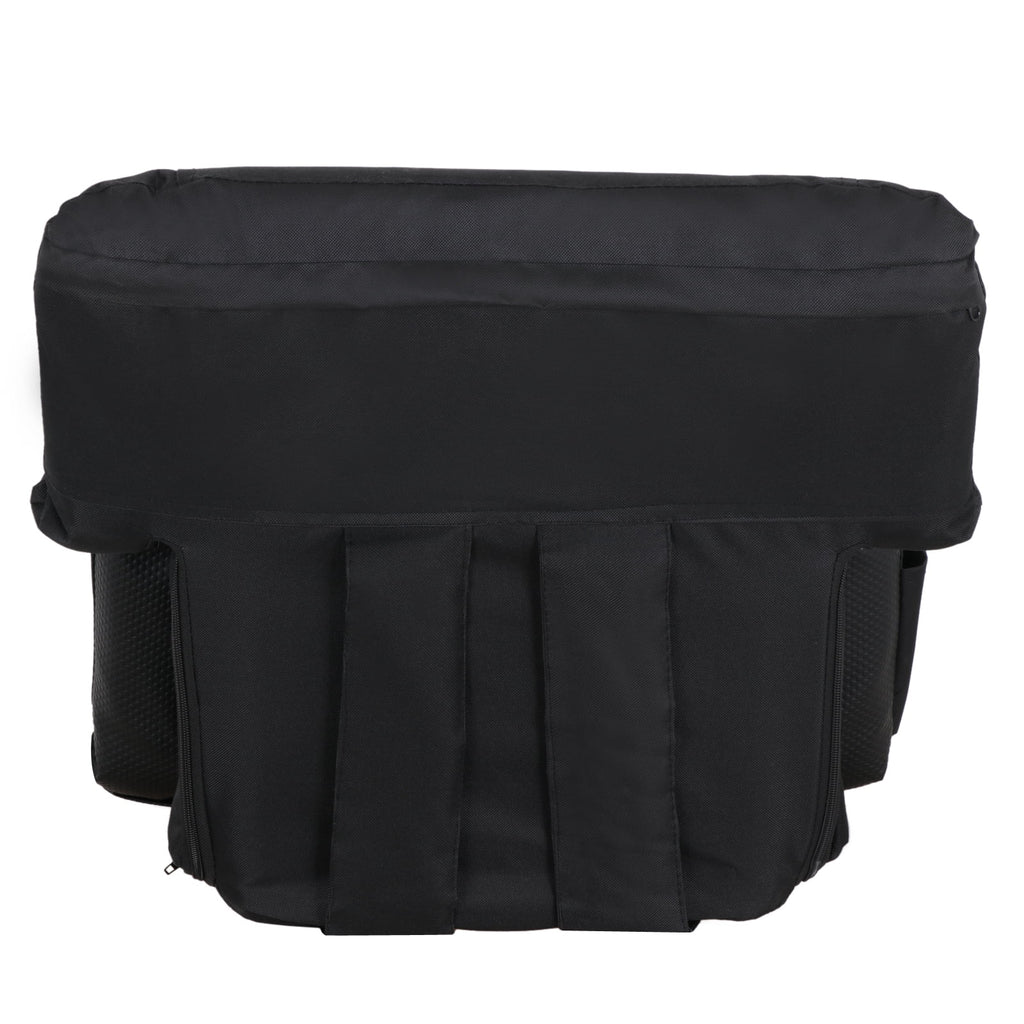 Stadium Seat Chair Reclining Bleachers W/Padded Cushion - 6 Reclining Positions, Black