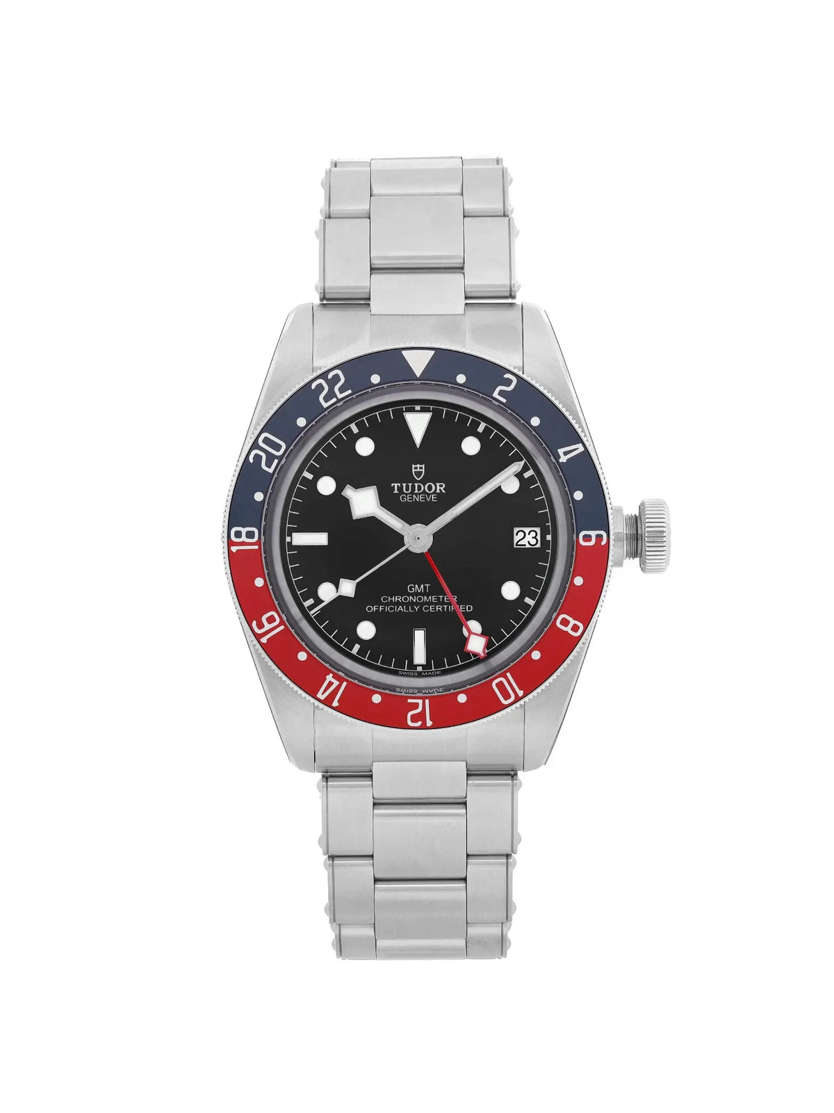 Tudor Heritage Black Bay  Steel Black Dial Mens Automatic Watch 79830RB