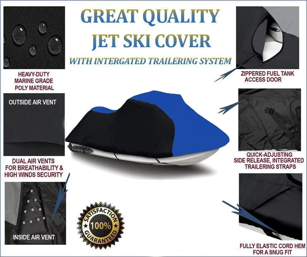 /  - Cover Compatible for Polaris SL650  750 JetSki Jet Ski  Cover 1992 1993 1994 1995     1-2 Seater