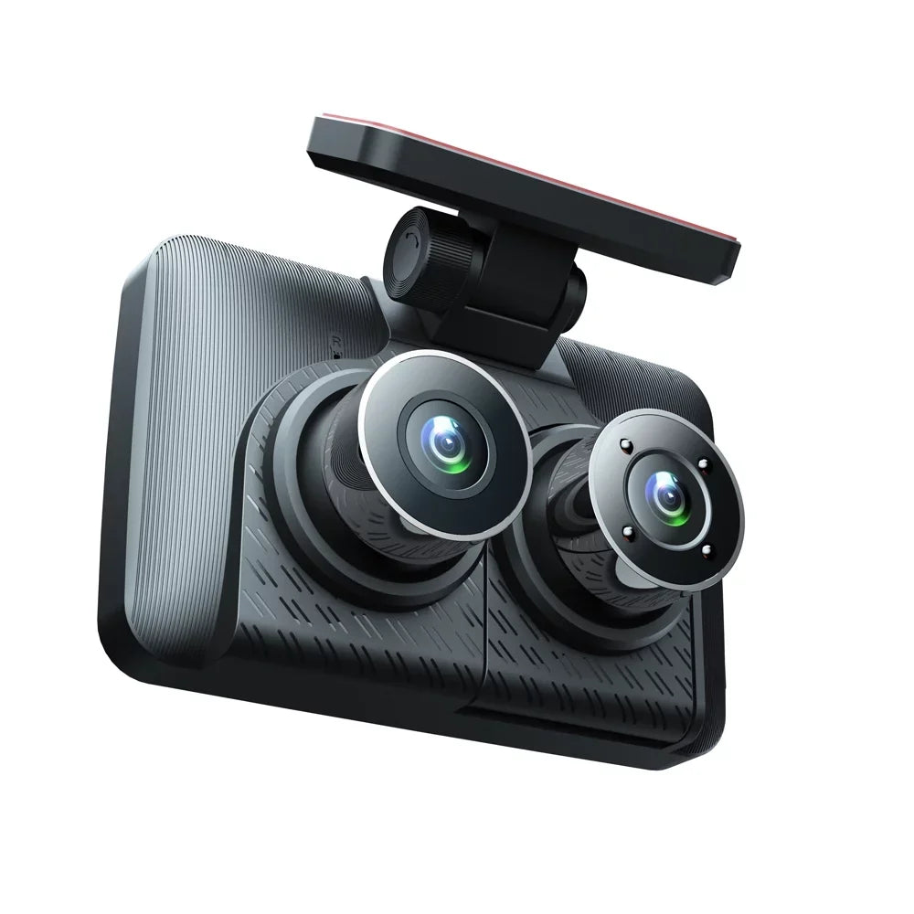 GoolRC Dash Cam,Wide Car Camera 4in Clear Car Safety Car Video 3 Cameras Dash Car Rearview Mirror Car Camera Auto Cam 4in Clear Dash Cam Buzhi Huiop