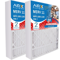20x25x5 Air Filter  11 Comparable to  1000,  1200 &  7 Compatible with White Rodgers FR2000U-108 Premium  Made 20x25x5 Furnace Filter 2 Pack by     .