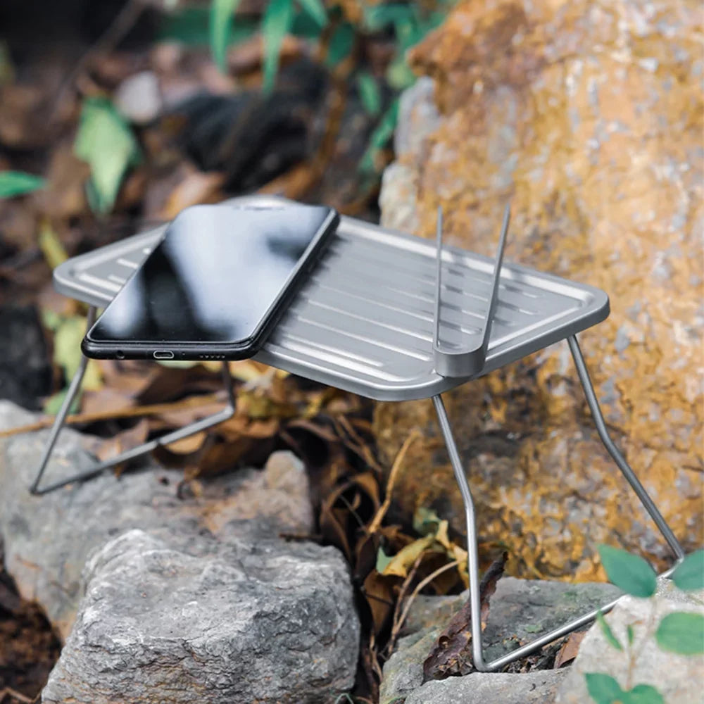 Ultralight Camping Grill,   Grate and Table for Picnic & Barbecue