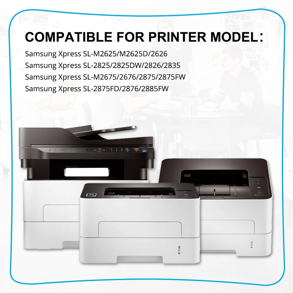 Cool Toner Compatible Toner for Samsung 116L MLTD116L D116L -D116L -M2625D -M2825DW -M2835DW (Black, 6 Pack)