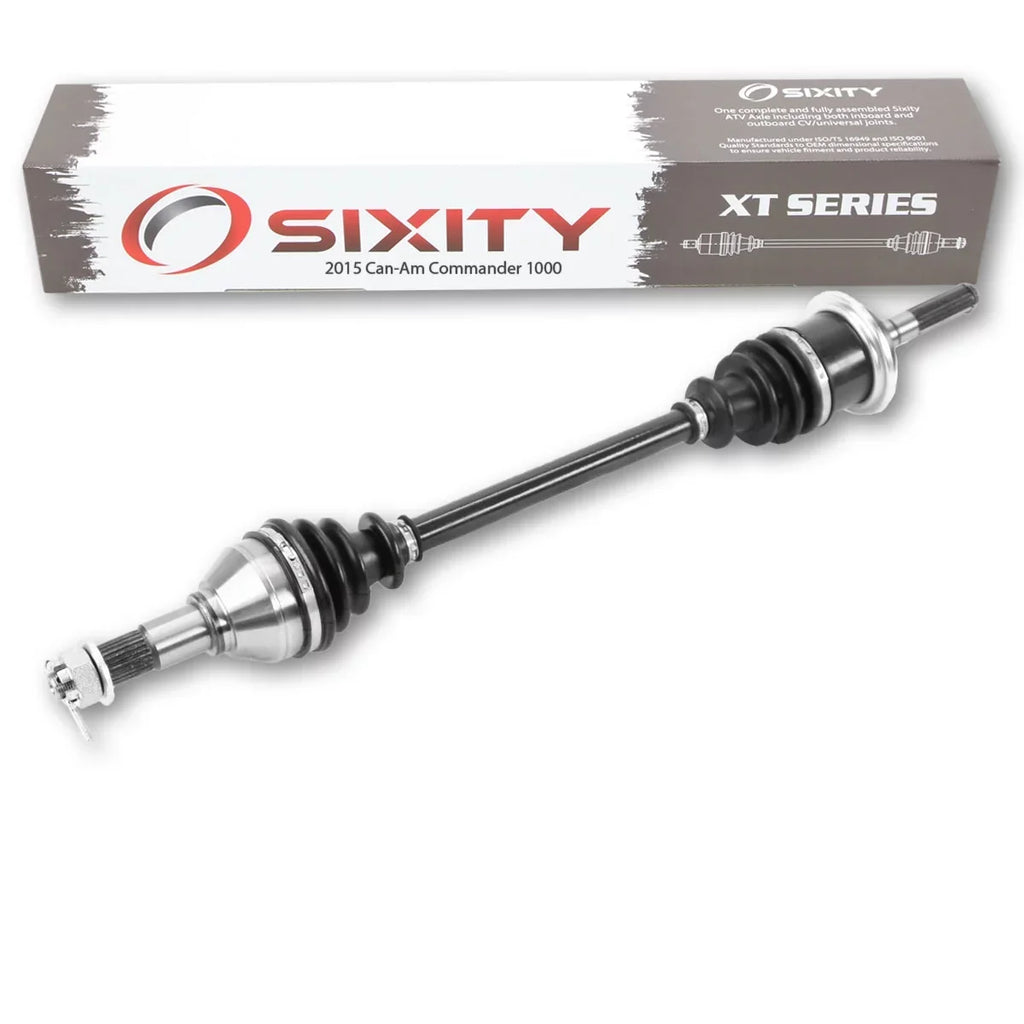 Sixity  Front Right Axle compatible with Can-Am Commander 1000 2015 -    -P 4X4