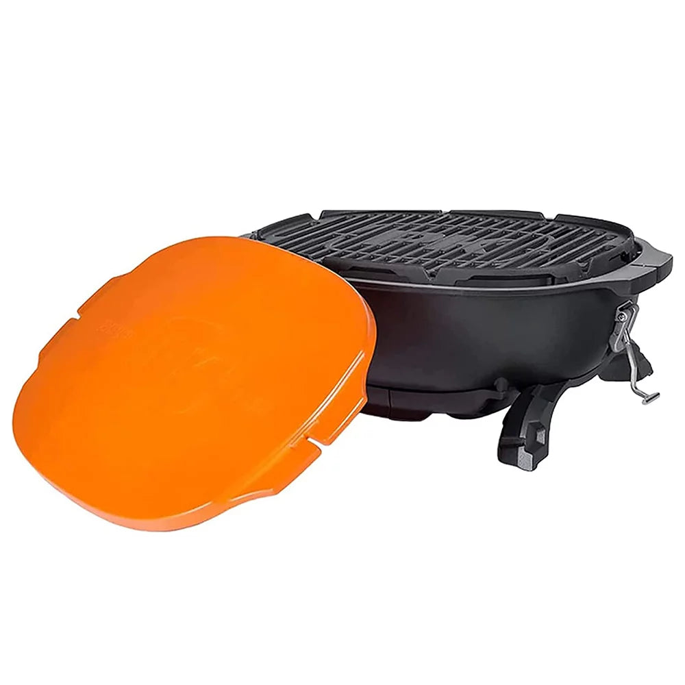 Grills 17 in.  Hibachi Charcoal Grill Orange