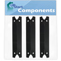 3-Pack  Grill Heat Shield Plate Tent Replacement Parts for Charmglow 810-7440-S - Compatible Barbeque Porcelain Steel Flame Tamer, Flavorizer Bar, Vaporizer Bar, Burner Cover 17 3/4"