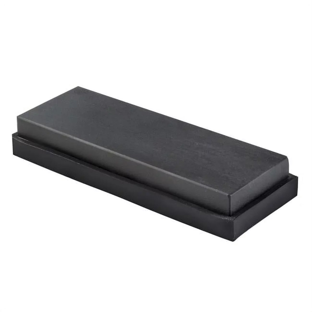 Preyda  2019 Dunston Hard Black Arkansas Bench Stone in Wood Box, 10 x 2 x 0.5 in.