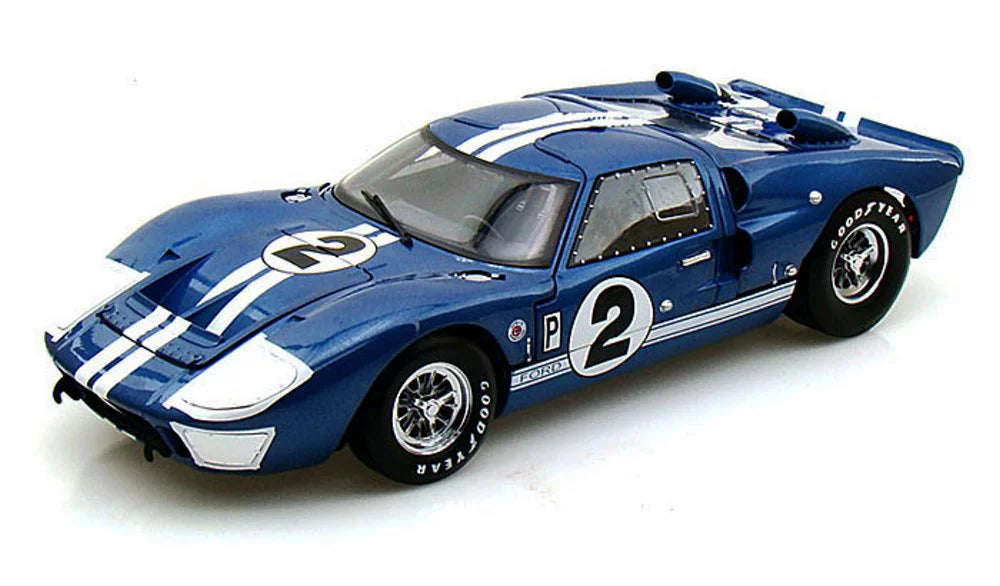 1966 Ford -40   #2, Blue w/ White Stripes - Shelby  SC401 - 1/18 Scale