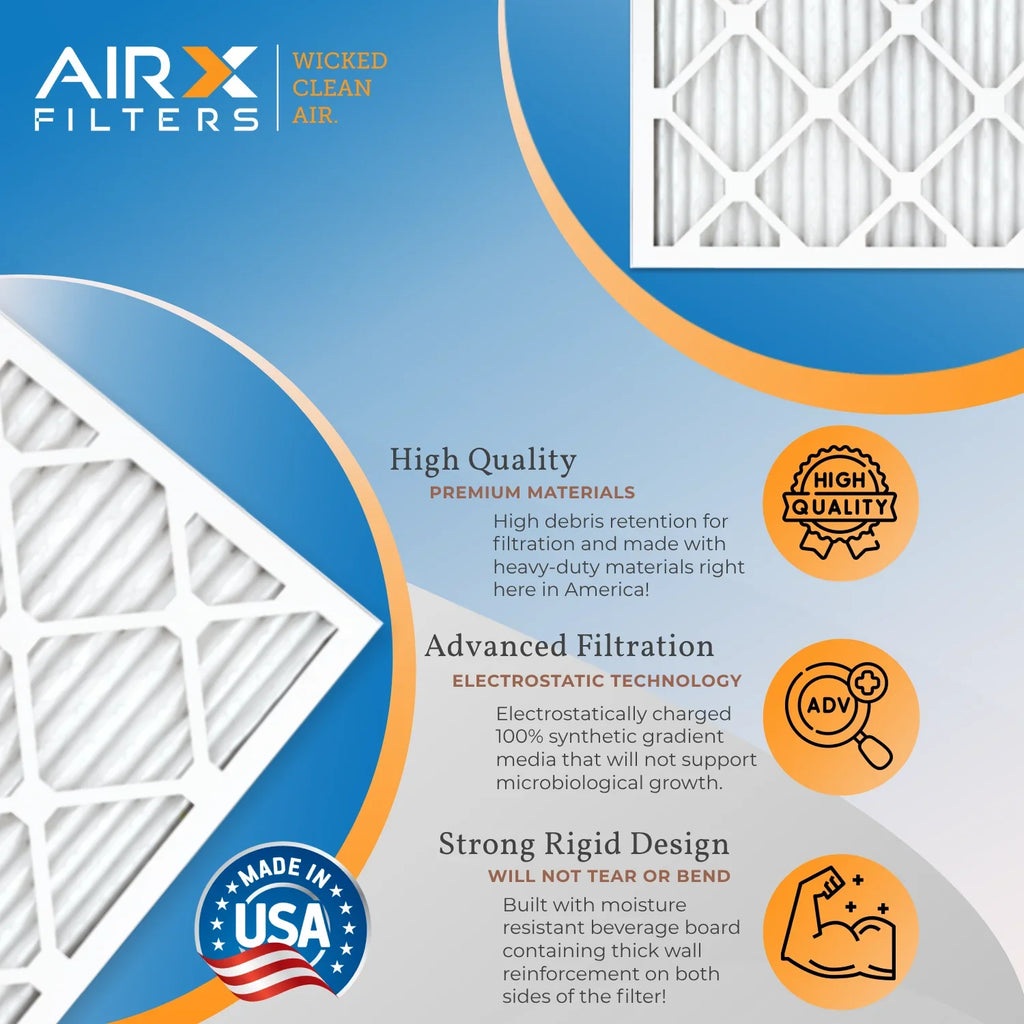 14x24x1 Air Filter  11 Rating, 12 Pack of Furnace Filters Comparable to  1000,  1200 &  7 - Made in  by     .