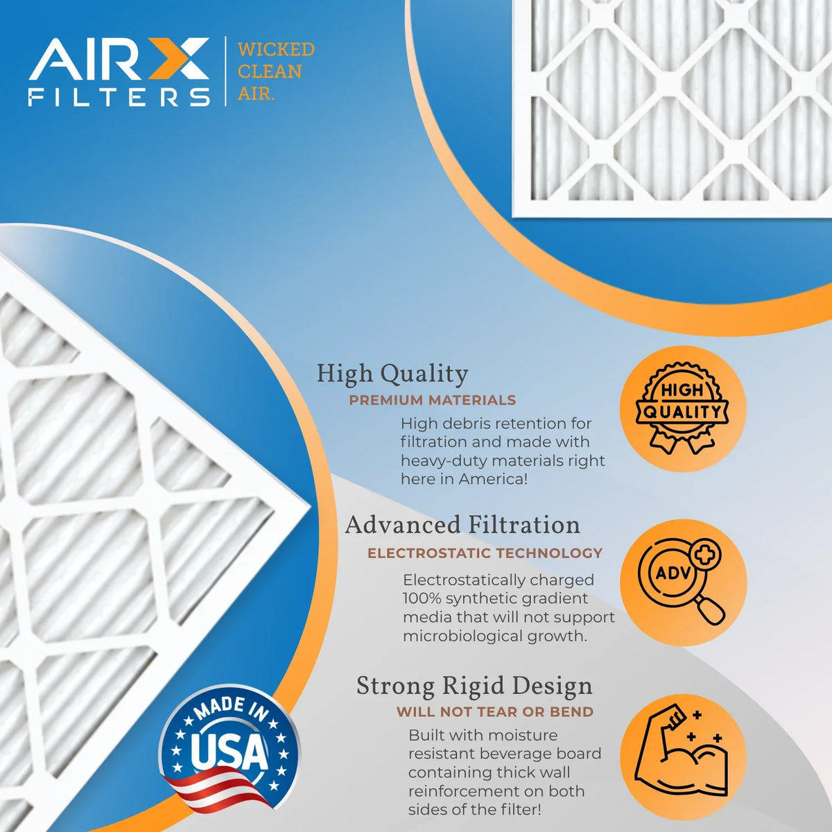 14x24x1 Air Filter  11 Comparable to  1000,  1200 &  7 Electrostatic Pleated Air Conditioner Filter 4 Pack  Premium  Made 14x24x1 Furnace Filters by     .