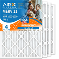 14x24x1 Air Filter  11 Comparable to  1000,  1200 &  7 Electrostatic Pleated Air Conditioner Filter 4 Pack  Premium  Made 14x24x1 Furnace Filters by     .