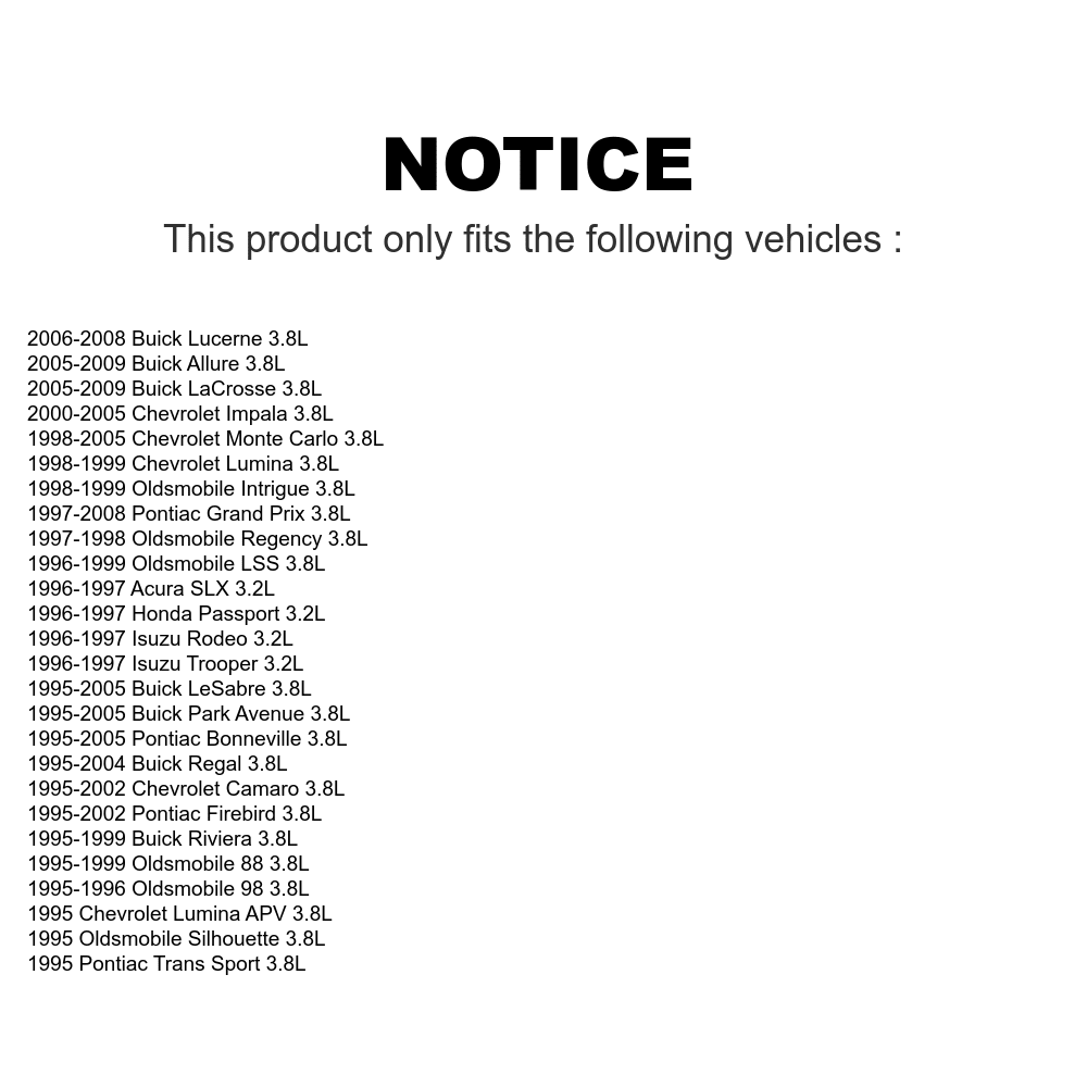 Mpulse Engine Camshaft Position Sensor -2CAM0107 For Buick Chevrolet Pontiac LeSabre Impala Grand Prix LaCrosse Lucerne Monte Carlo Park Avenue Regal Camaro Bonneville Firebird Oldsmobile Lumina 88