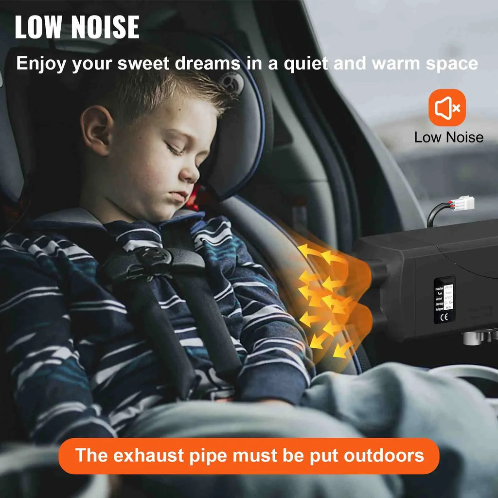 8KW 12V Diesel Air Heater  Thermostat 8000W For Trucks Boat Car Trailer
